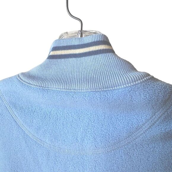 Kühl Microchamois Fleece Zip Jacket in Light Blue Stripe Ribbing S - Picture 6 of 12